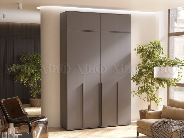 Шкаф 4-х ств. Норд + антресоль (ШхВхГ): 1600х2654х510 мм